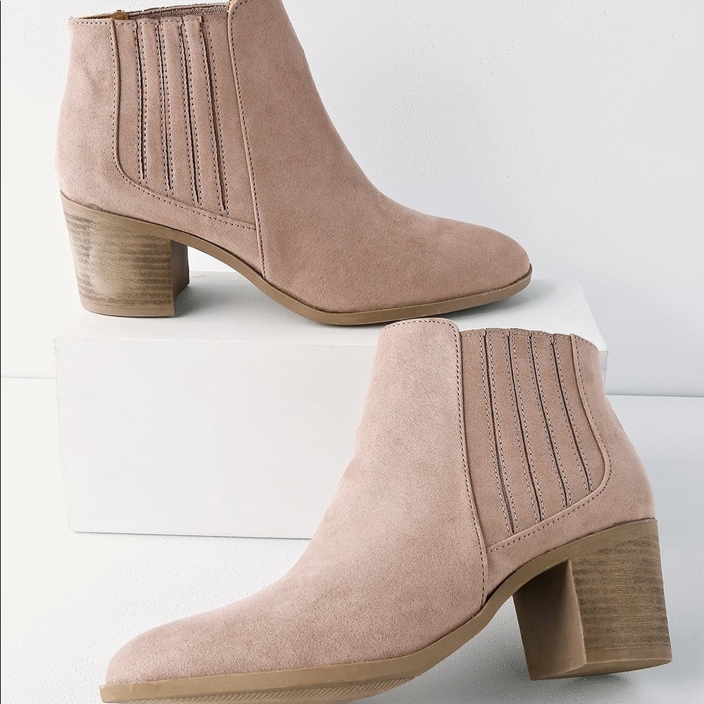 Suede Ankle Boots